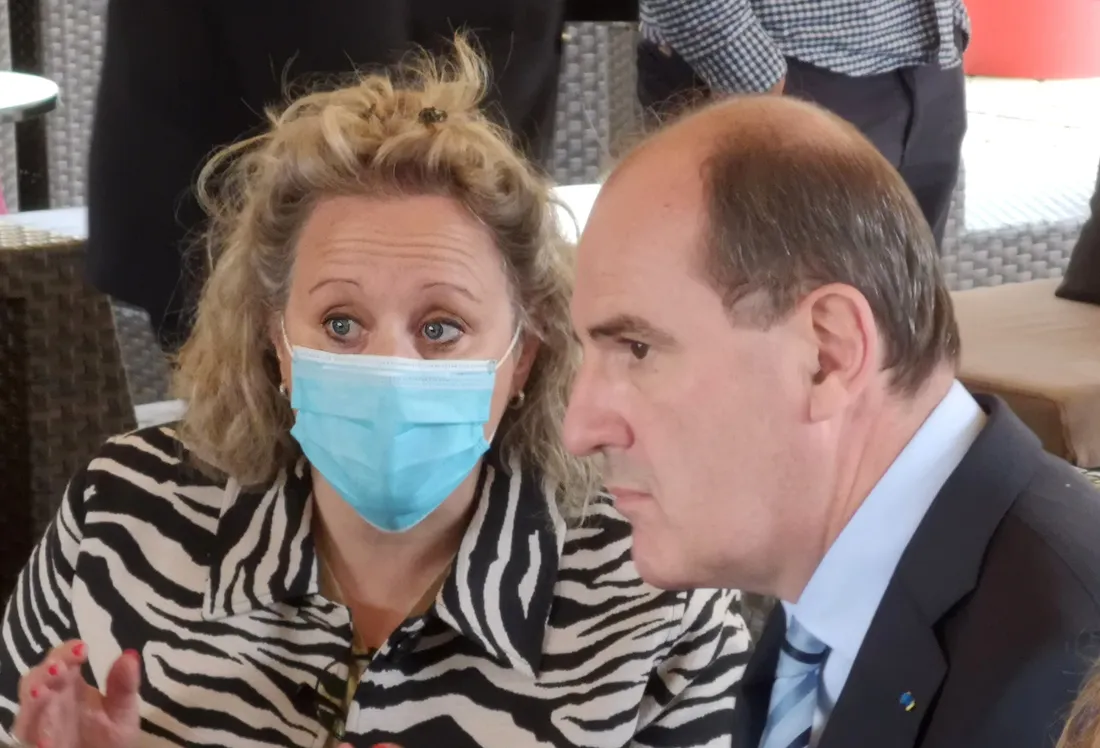 Sabine Ferrand avait pu s'entretenir avec Jean Castex à Blois le 20 mai 2021.